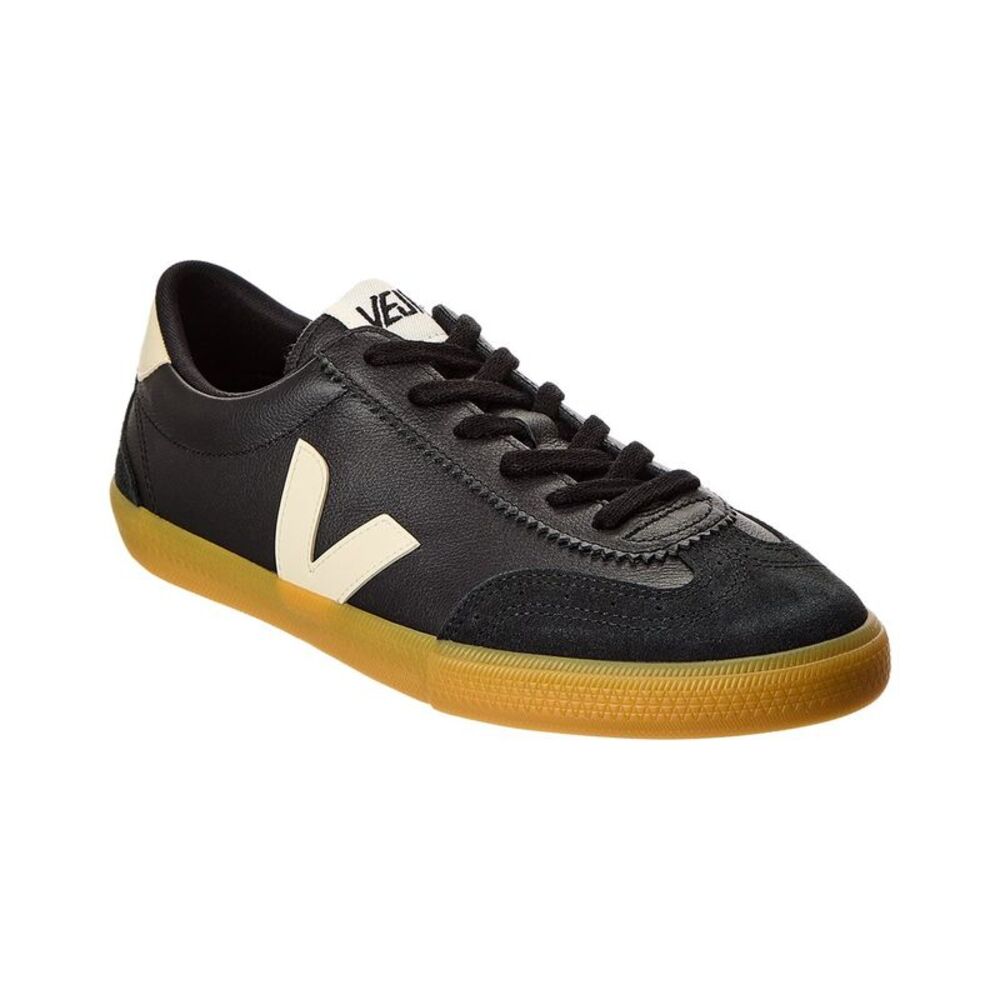Veja Volley O.T. Leather Sneaker, Black